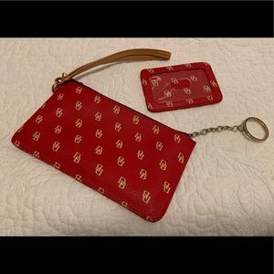Dooney and Bourke accessories, small zip bag and a ID card case!